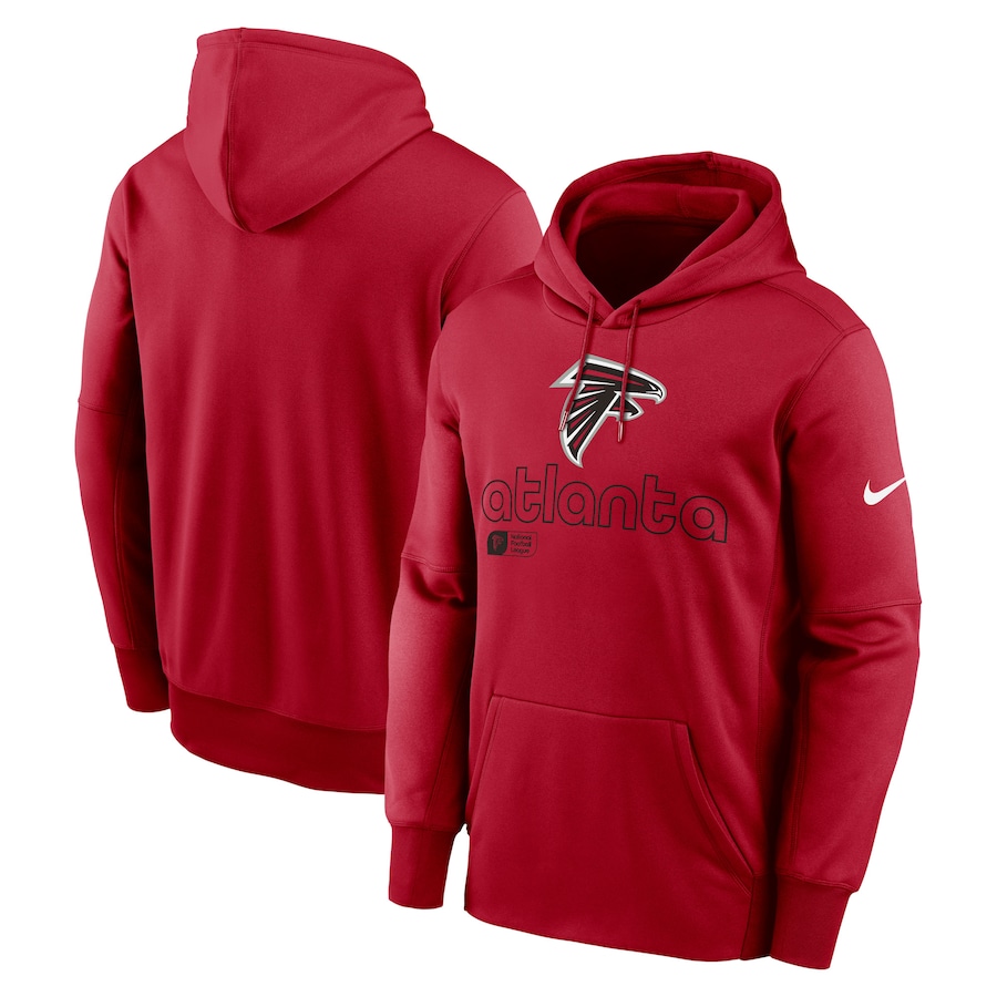 Men Atlanta Falcons red style #43 NFL 2024 hoodie